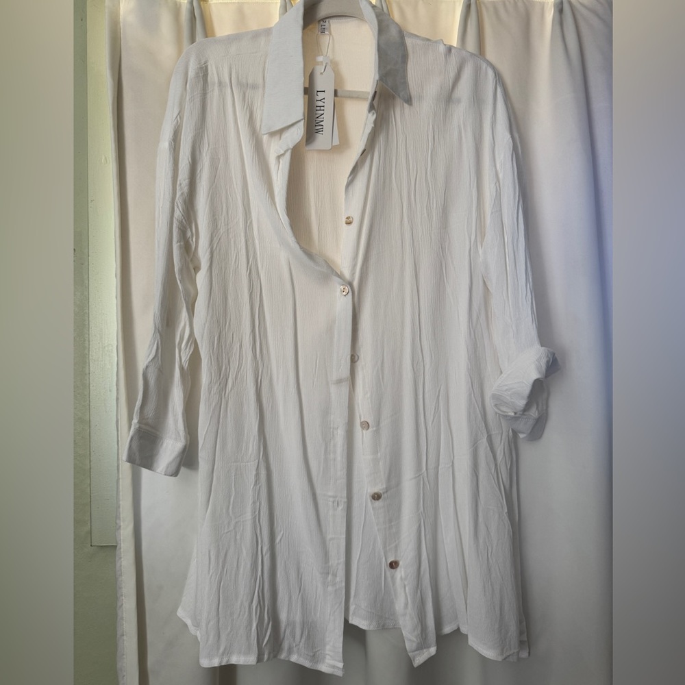 White Button-Up Shirt